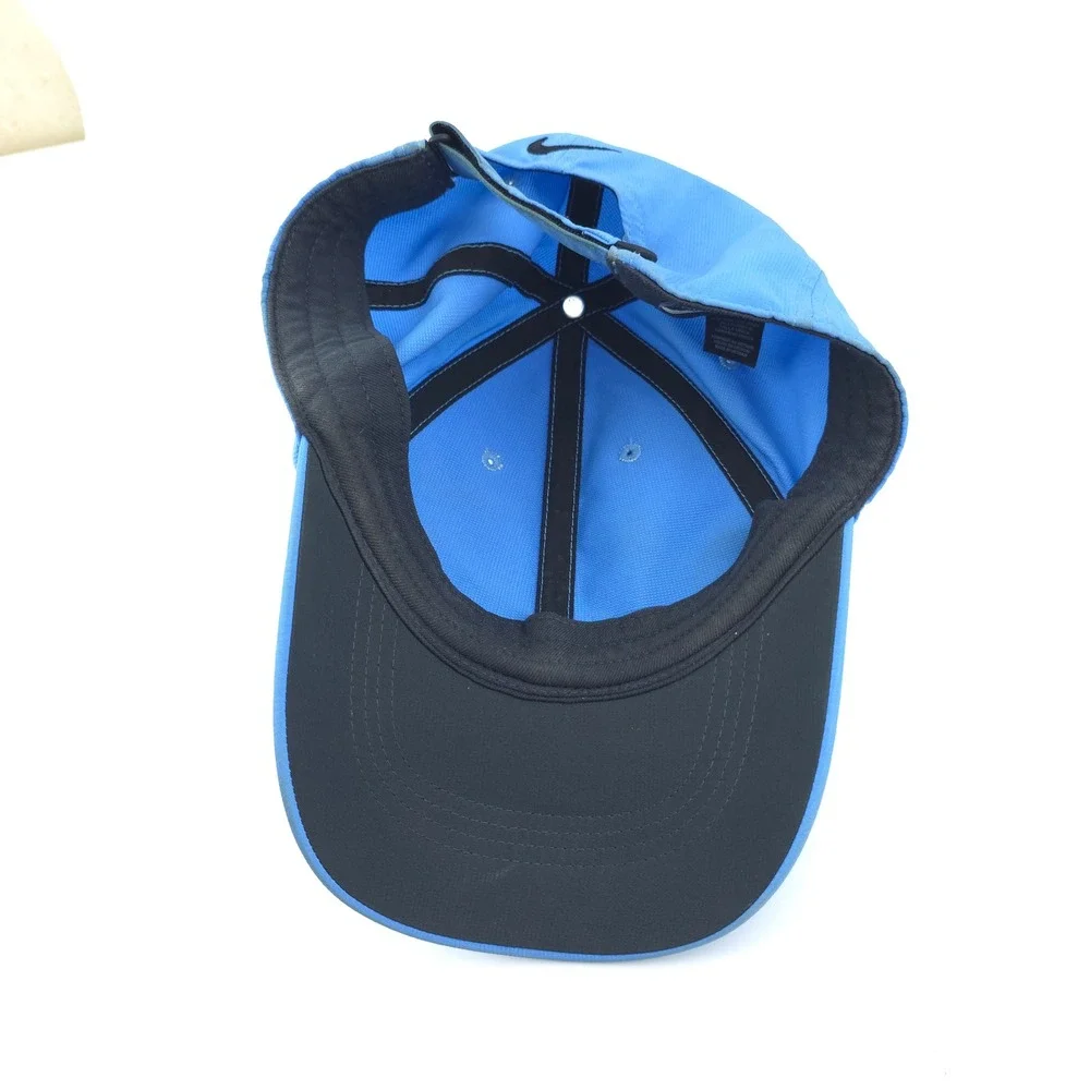 Nike Golf Baseball Cap Unisex OSFM Blue Swoosh Dri-FIT Adjustable 727042-448